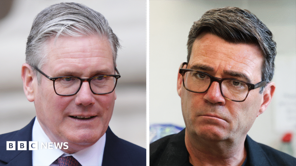 Starmer holds talks with Burnham as he seeks ‘orderly’ transition