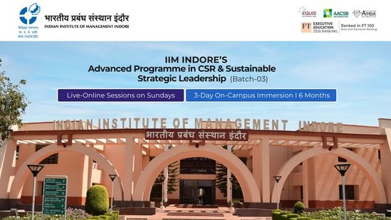 IIM Indore’s Advanced Programme in CSR and Sustainable Strategic Leadership for future-ready ESG leaders and managers