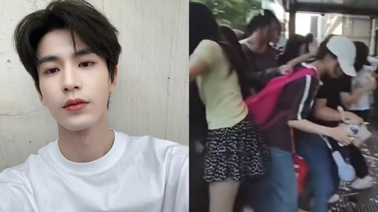 Zhang Linghe’s China event cancelled after massive fan crowd causes glass door to shatter; five injured