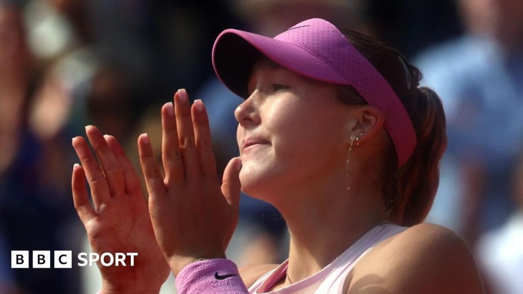 French Open 2026: Mirra Andreeva beats Maja Chwalinska for first Grand Slam title