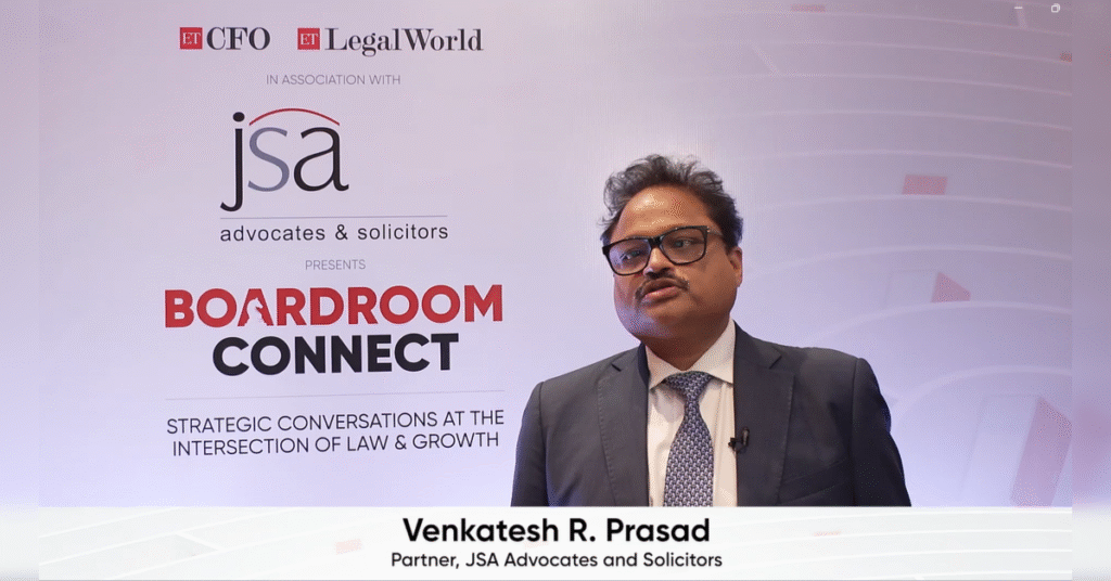 Insights from Venkatesh R. Prasad, ETLegalWorld