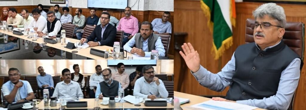 CS pushes undertaking of disaster reconstruction projects worth ₹3000 Cr across J&K