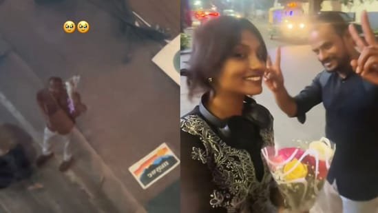 Father surprises daughter at her new workplace: ‘I’m here to see where she is building her career’