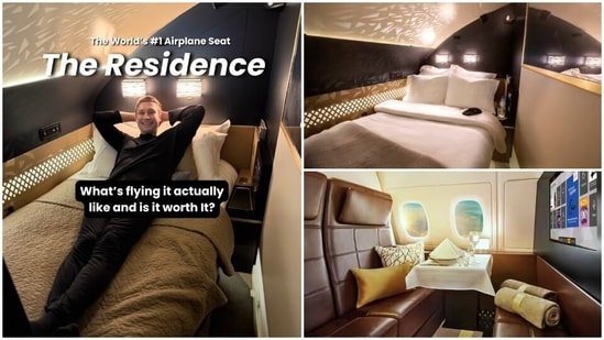 Inside Etihad’s The Residence, ‘world’s number 1 airplane seat’ with private rooms: How much does the plane ticket cost