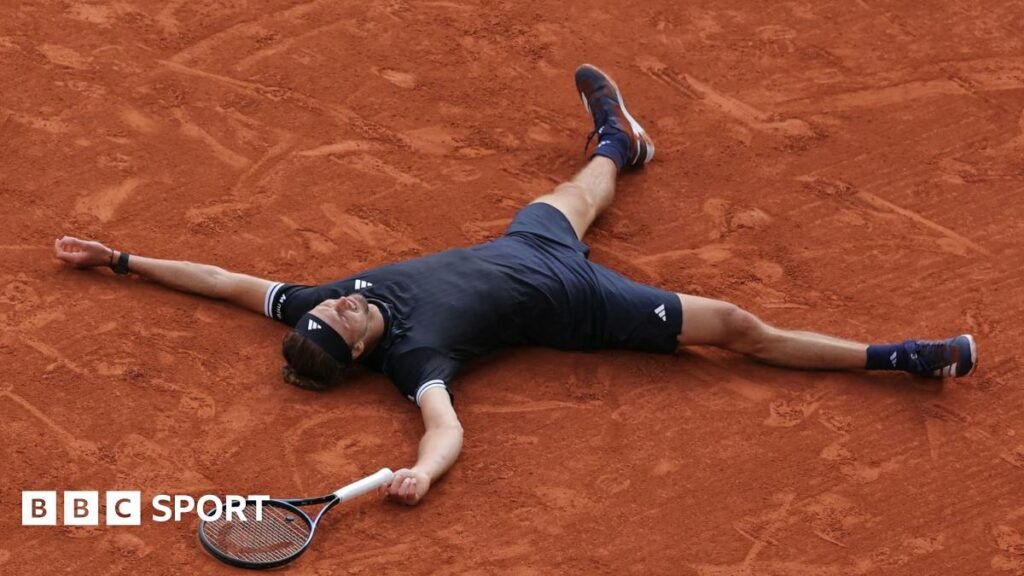 French Open 2026: Alexander Zverev wins first Grand Slam title with victory over Flavio Cobolli