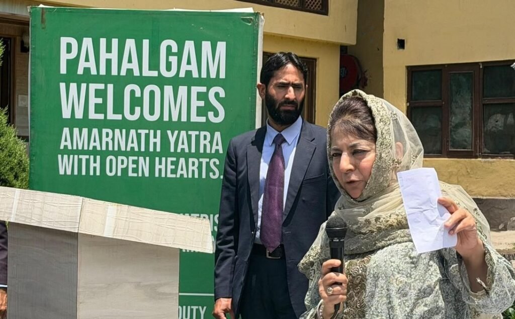 Mehbooba Calls for Love and Hospitality