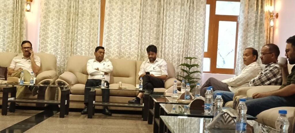 MLA Uri Reviews NHPC Uri-I Phase II Project