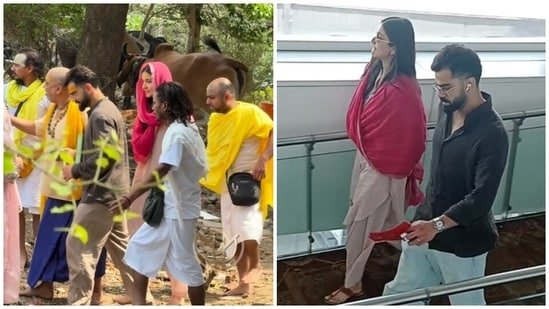 Anushka Sharma channels simple elegance as she visits Premanand Ji Maharaj in Vrindavan with Virat Kohli post IPL win