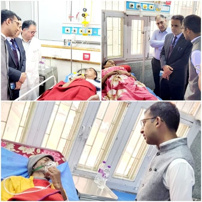 Div Com Kashmir Reviews Medical Care for Amarnath Yatris at SKIMS