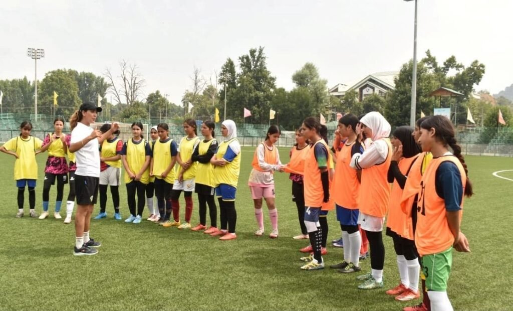 J&K Sports Council commences selection trials for Sub-Junior Girls Football Team