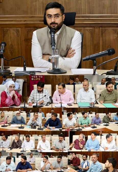 DC Srinagar reviews progress of works under District Capex Budget 2026-27