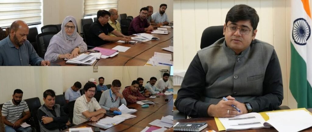 DC Ganderbal reviews implementation of HADP, JKCIP