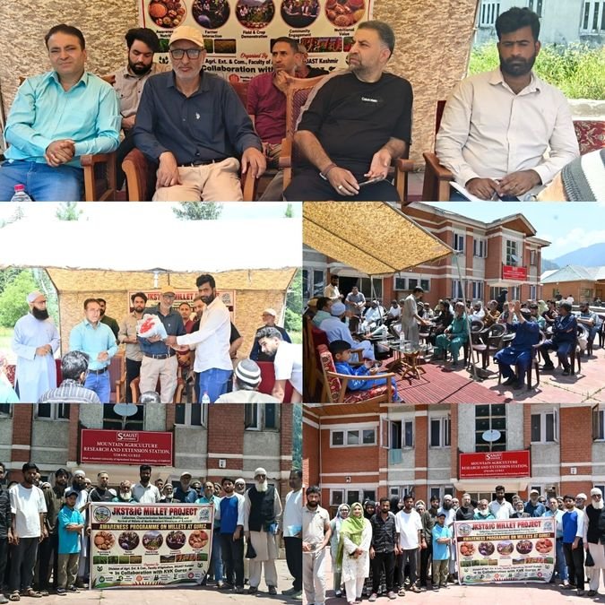 SKUAST-K, KVK Gurez organise awareness-cum-training program on Millets under JKST&IC