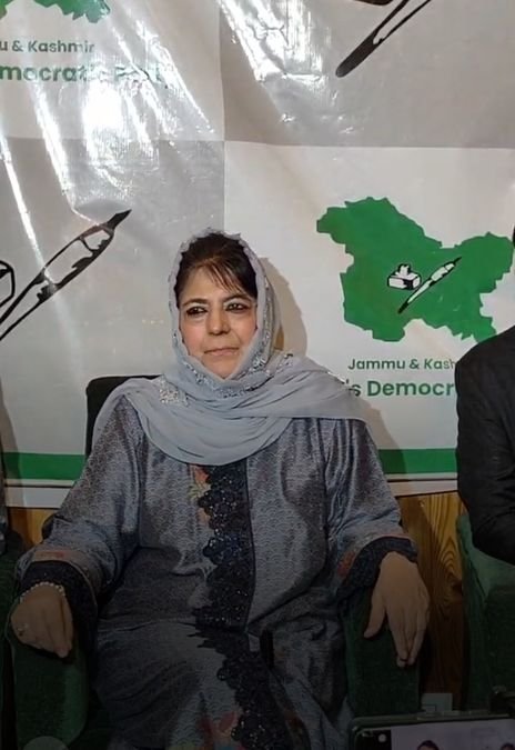 NC normalising post-2019 changes by limiting J&K issue to statehood: Mehbooba Mufti
