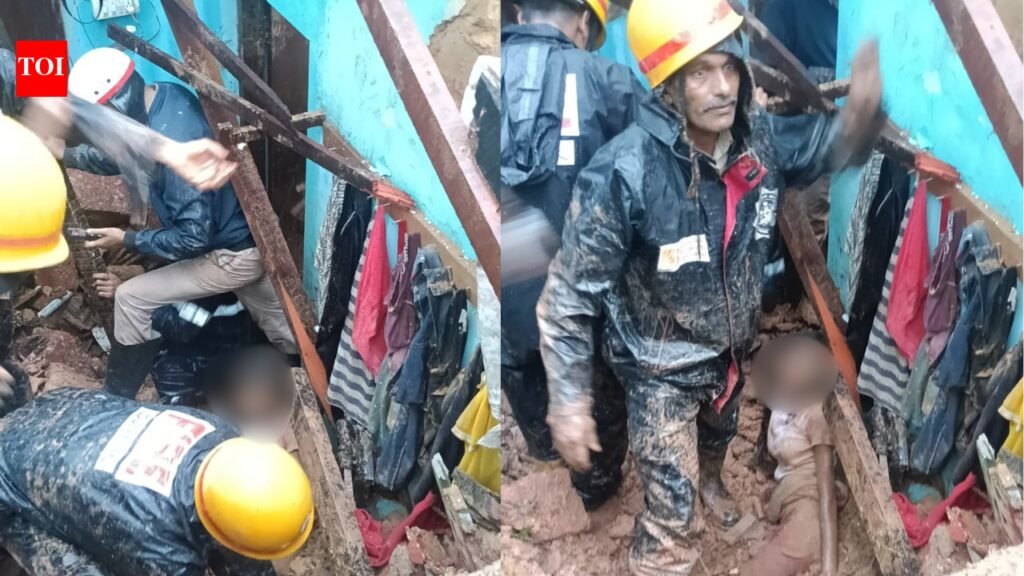 3 killed after house collapses in landslip | Mangaluru News