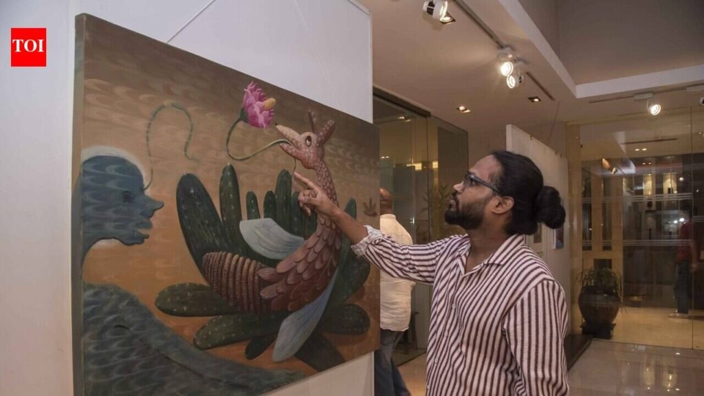Queer artists unpack identity and longing through artwork | Delhi News