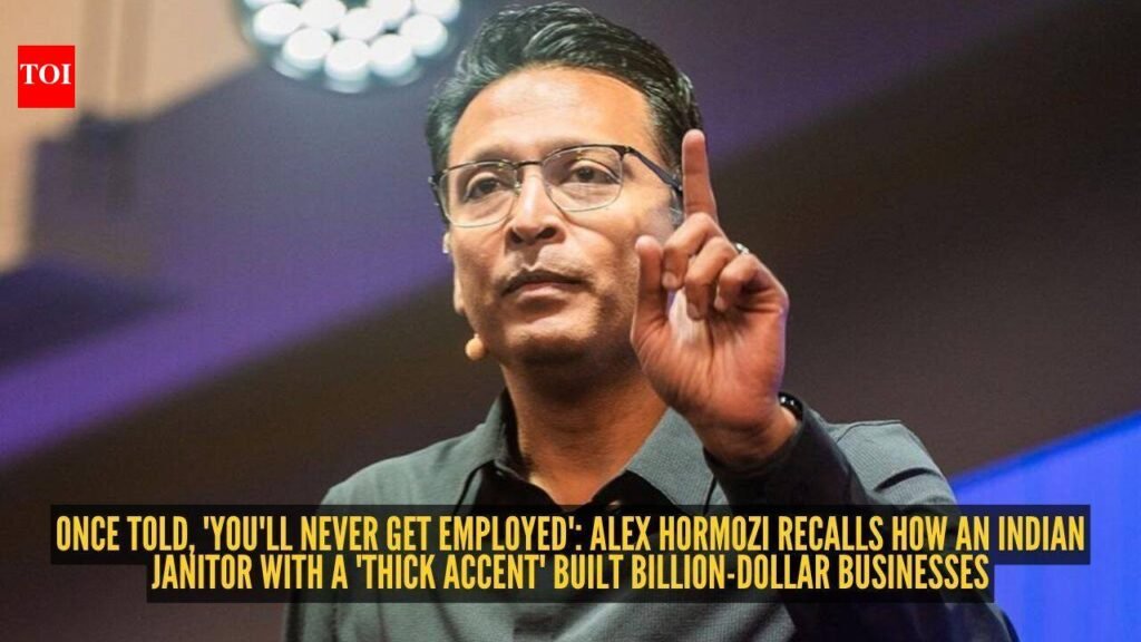 Alex Hormozi: Once told, ‘You’ll never get employed’: Alex Hormozi recalls how an Indian janitor with a ‘thick accent’ built billion-dollar businesses