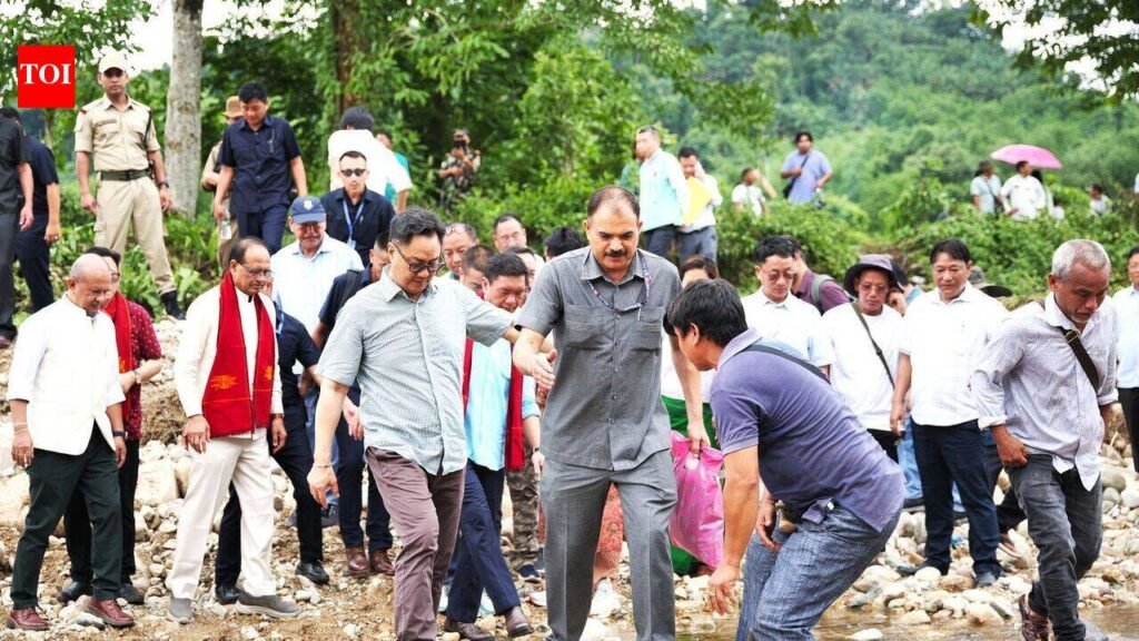 ‘Damage is huge’: Chouhan, Rijiju survey flood-hit Arunachal & Assam | Guwahati News