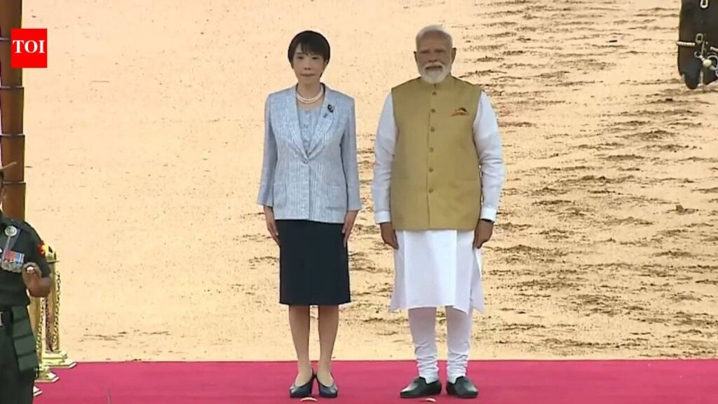 Japanese PM Sanae Takaichi meets PM Modi, receives ceremonial welcome at Rashtrapati Bhawan | India News