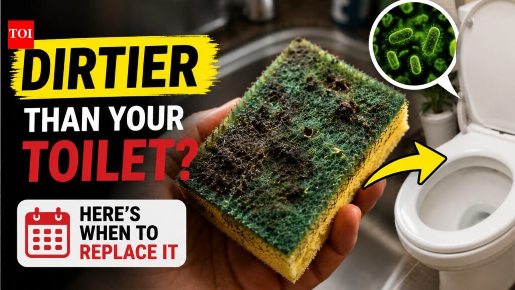 Your kitchen scrubber could be dirtier than your toilet: Here's when to replace it