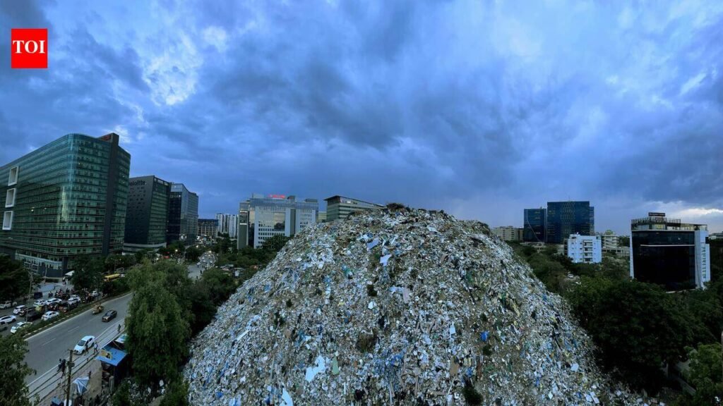 Clearing debris turns a Himalayan task for Cyberabad civic body | Hyderabad News