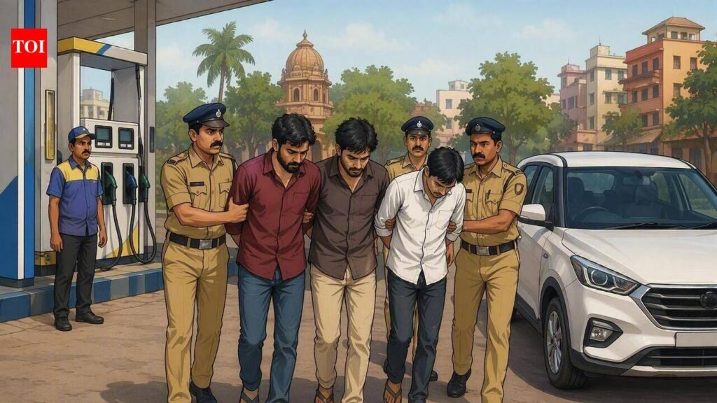 Three held for fuel theft, car seized | Mangaluru News