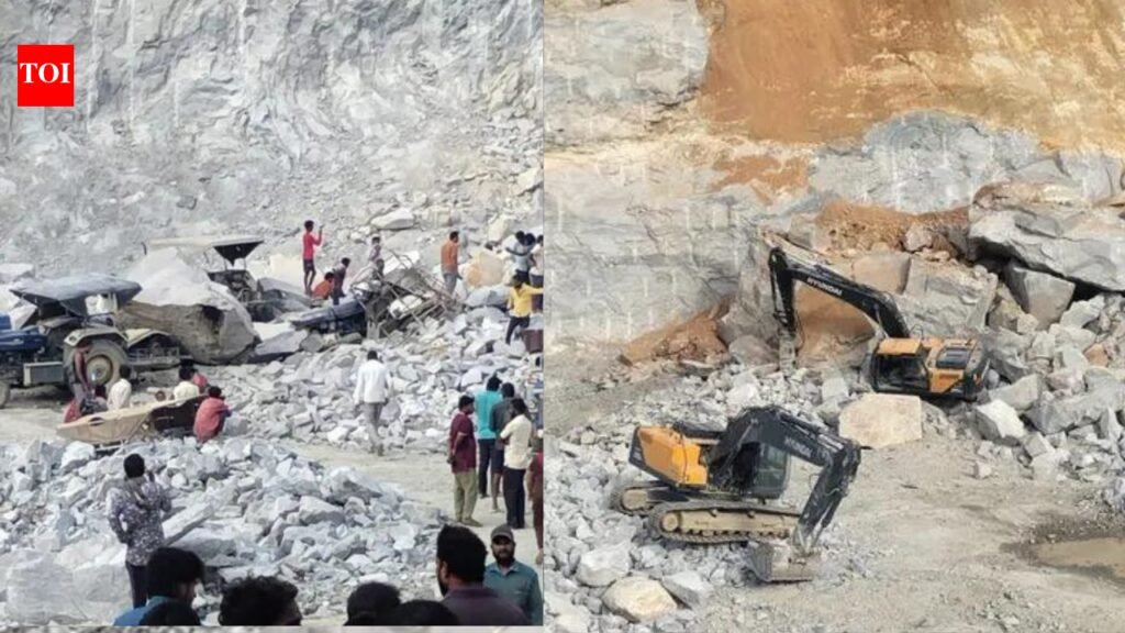 Mutilated bodies, twisted metal and a shocking revelation: Police say excavator pushed boulder that killed 7 at Bengaluru quarry | Bengaluru News