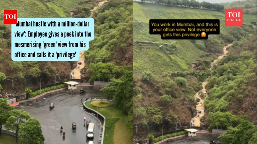 ‘Mumbai hustle with a million-dollar view’: Employee gives a peek into the mesmerising ‘green’ view from his office and calls it a ‘privilege’