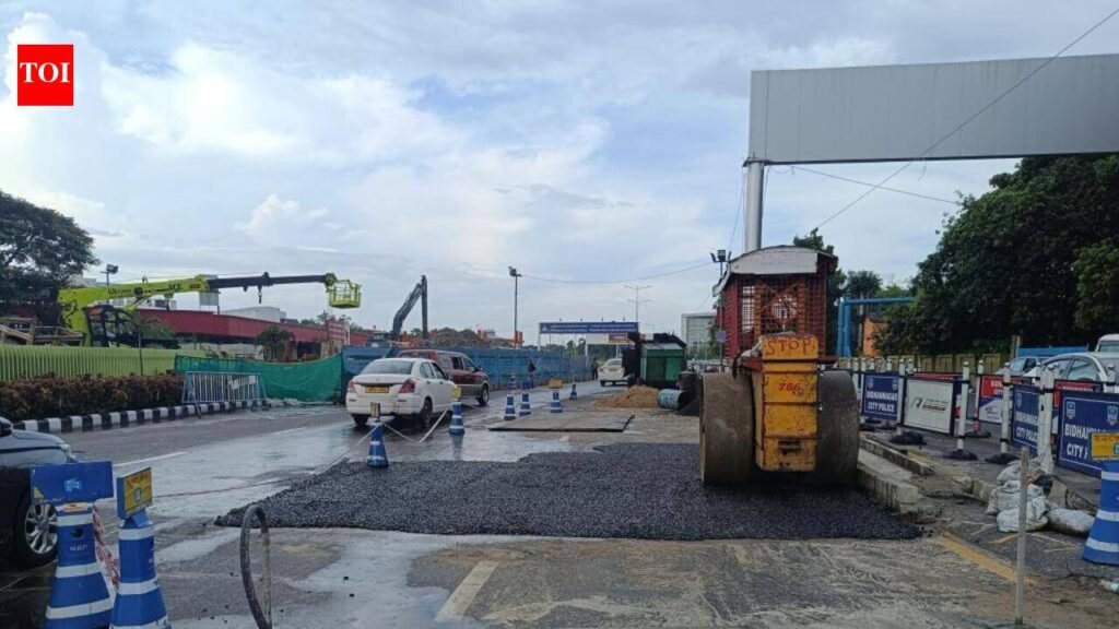 Metro Starts Airport Approach Road Repairs | Kolkata News