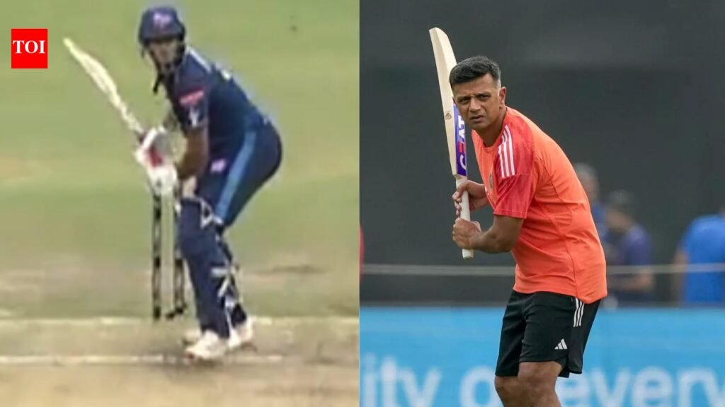 Rahul Dravid 2.0? Samit’s batting leaves fans stunned with uncanny resemblance to ‘The Wall’ | Cricket News