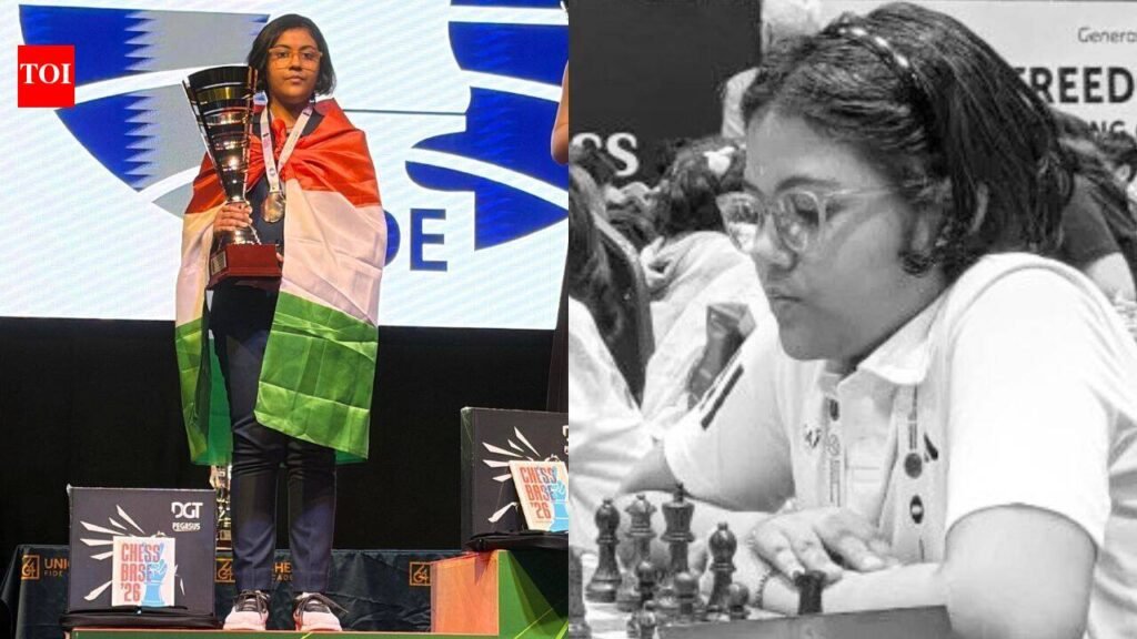 Born exactly 50 years after Garry Kasparov! How 13-year-old Maths Olympiad genius Pratitee Bordoloi became India’s lone medallist at World Youth Chess | Chess News