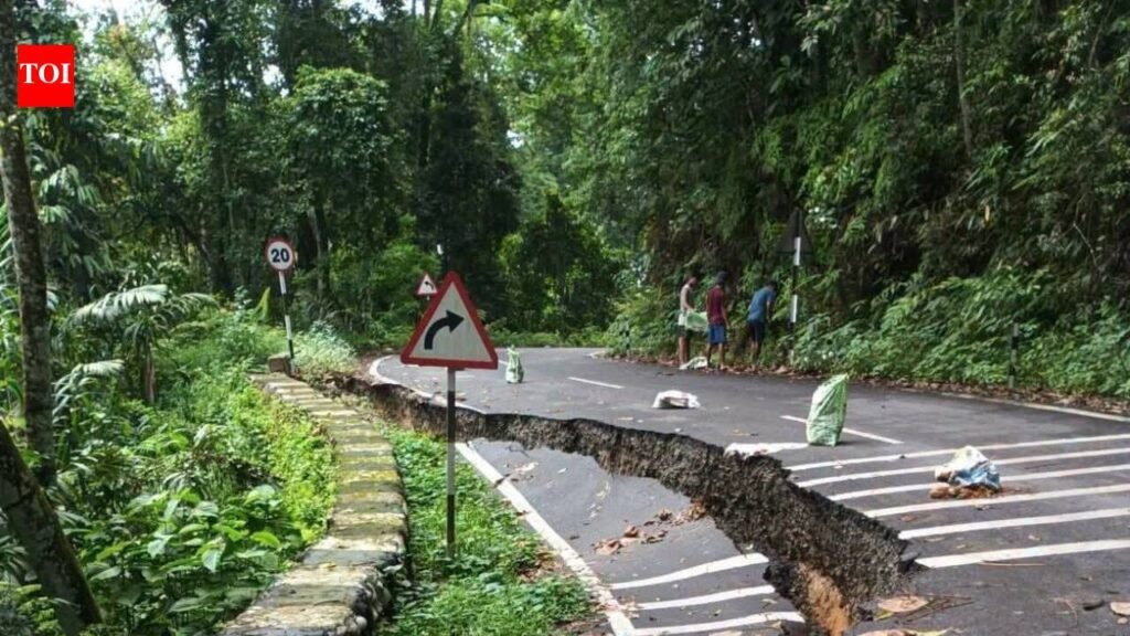 Heavy rain trigger landslides, snaps Assam-Arunachal link on NH-315A | Guwahati News