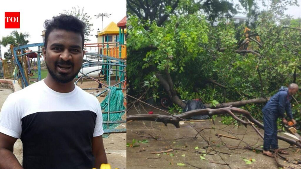 Ex-deputy mayor’s son dies after coconut tree falls on bike near Mumbai | Thane News