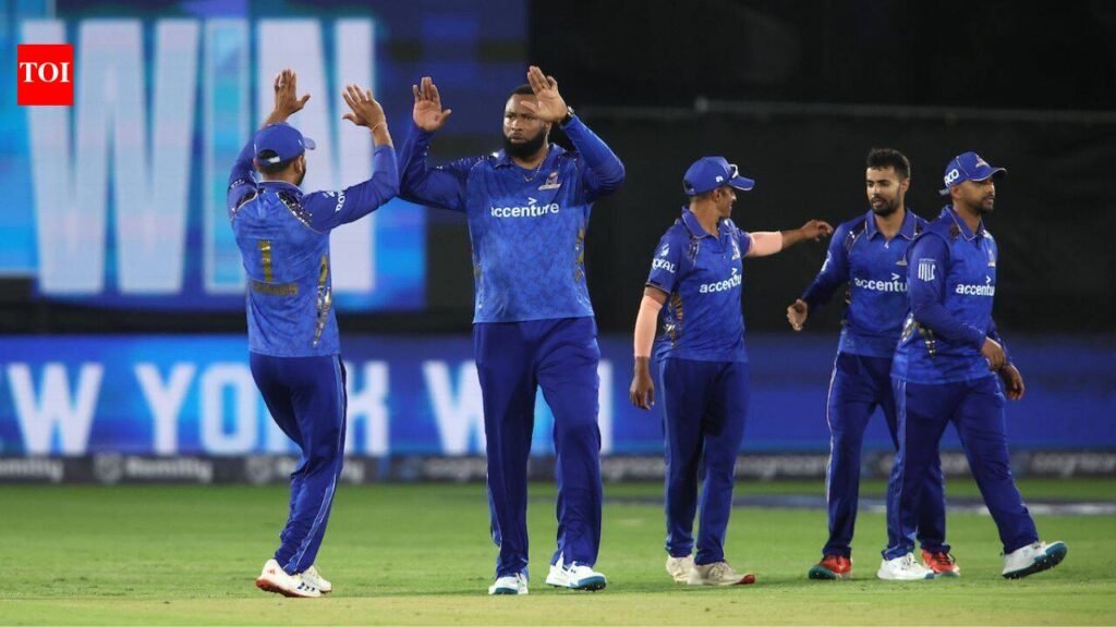 MLC 2026: Kieron Pollard holds nerve as MI New York edge Seattle Orcas in thriller | Cricket News