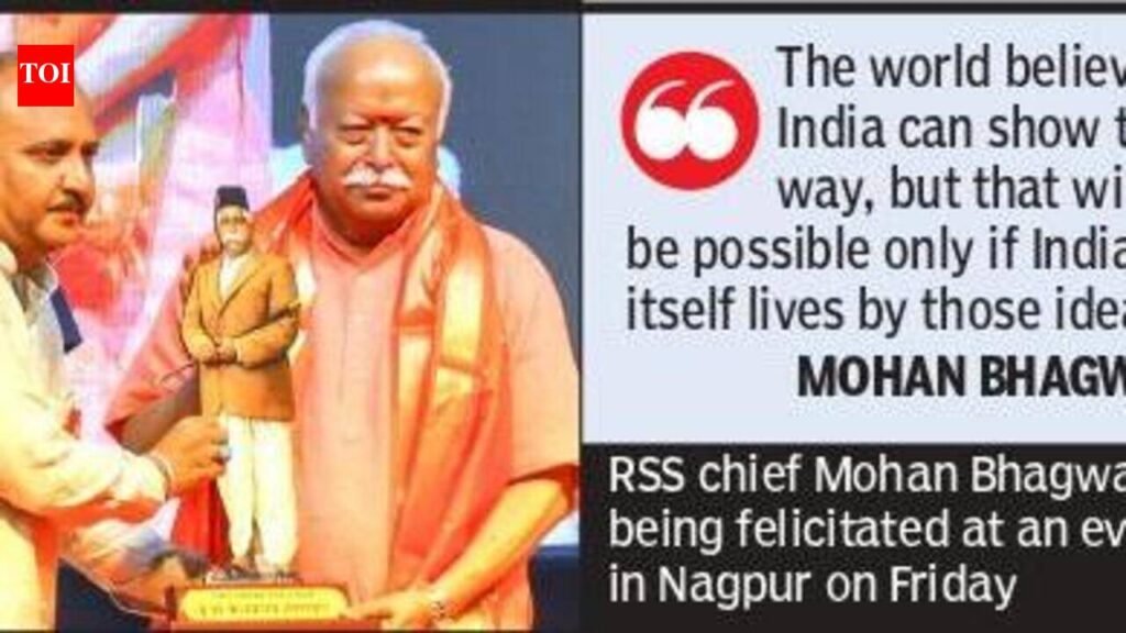 People globally demand RSS help to train youth: Bhagwat | Nagpur News