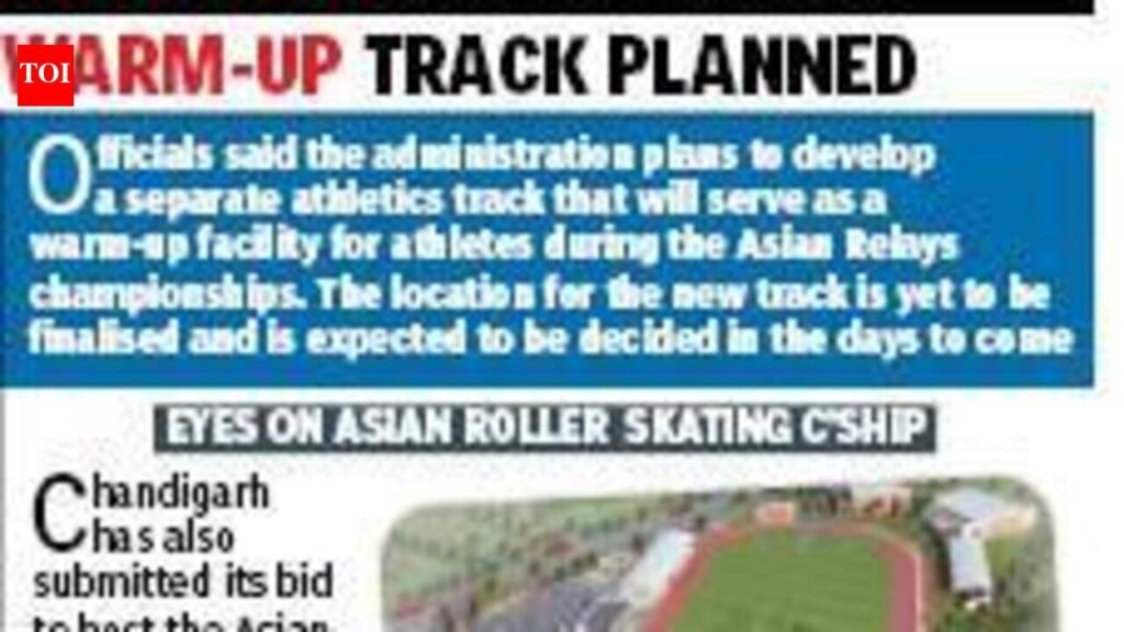 Sector 7 sports complex in for revamp ahead of 2027 Asian Relays | Chandigarh News