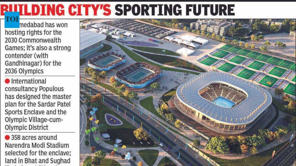 Land-use changes pave path for mega sports enclave | Ahmedabad News