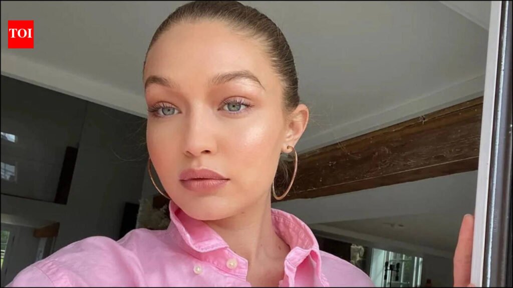 Gigi Hadid stuns in sparkling all-pink vintage gown for bridesmaid duties at Taylor Swift and Travis Kelce’s Madison Square Garden wedding |