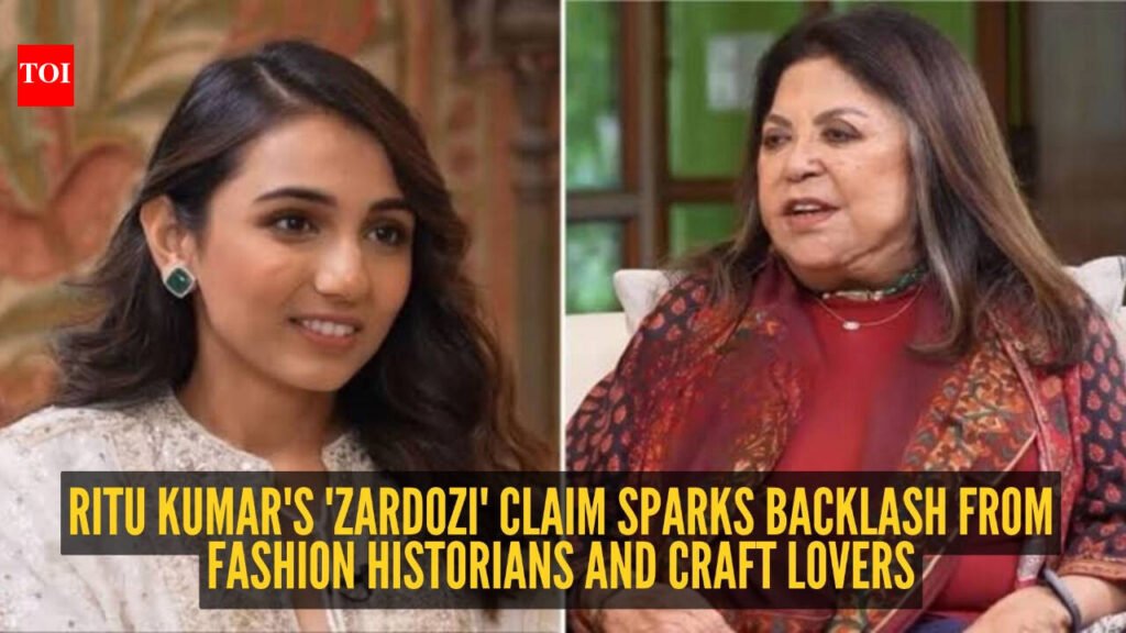 Ritu Kumar Zardozi Controversy: ‘How can she claim this?’: Ritu Kumar faces backlash after saying she coined the word ‘Zardozi’