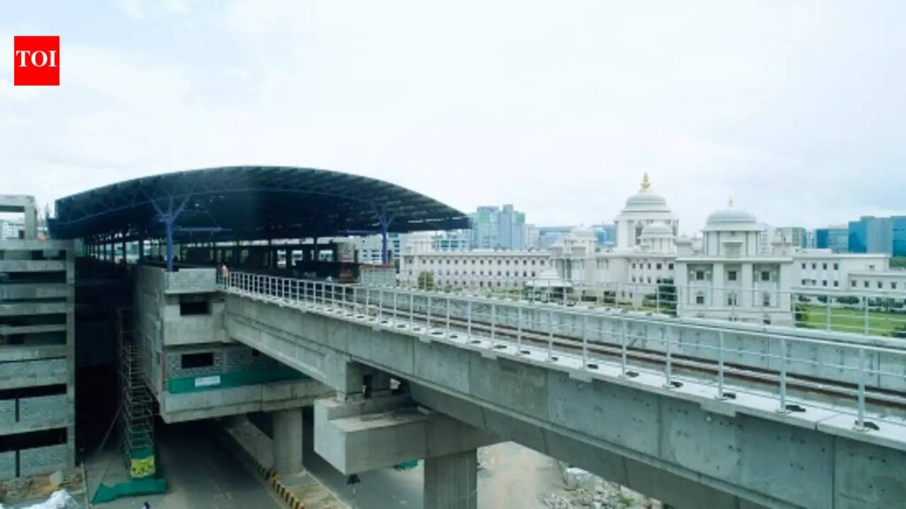 Woman jumps onto Rajajinagar Metro track in Bengaluru; services delayed | Bengaluru News
