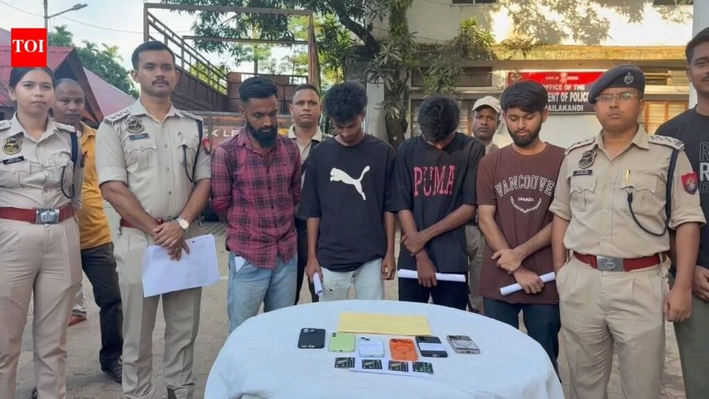 Hailakandi cops bust cyberfraud racket, arrest 4 | Guwahati News