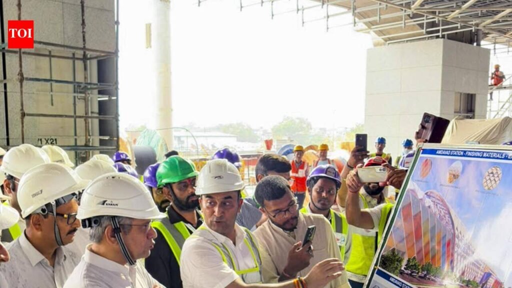 First section of Ahmedabad-Mumbai bullet train project to open in 2027: Vaishnaw | Ahmedabad News
