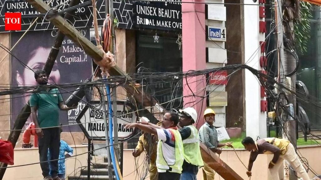 Corp sets July 30 deadline to remove unsafe cables | Thiruvananthapuram News
