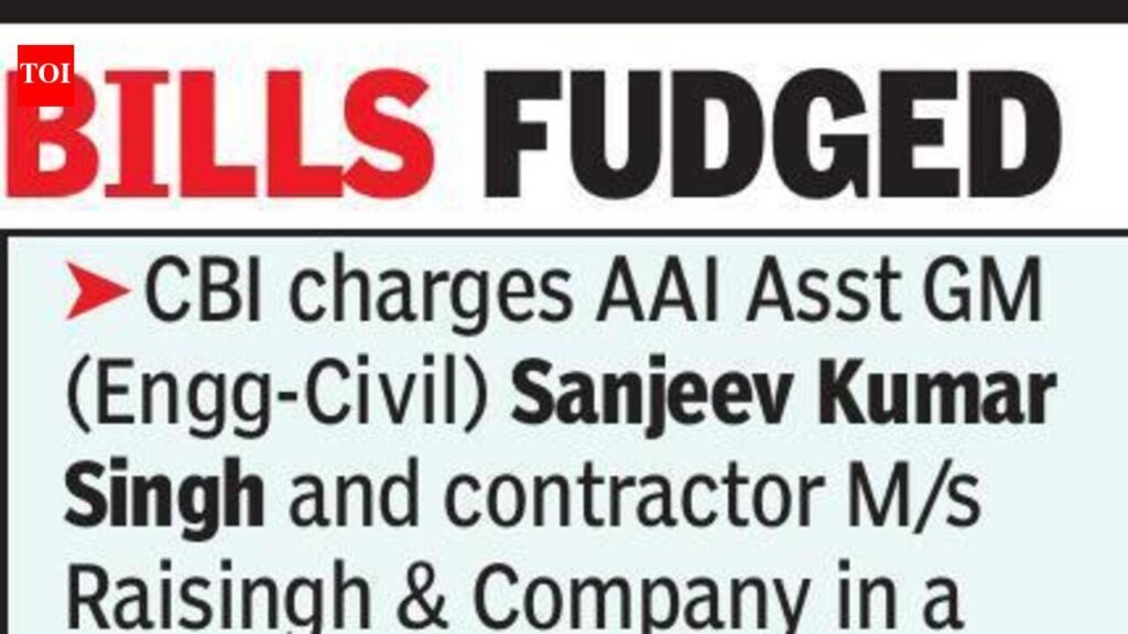 Gondia AAI official, contractor face CBIFIR for Rs1.15cr graft | Nagpur News