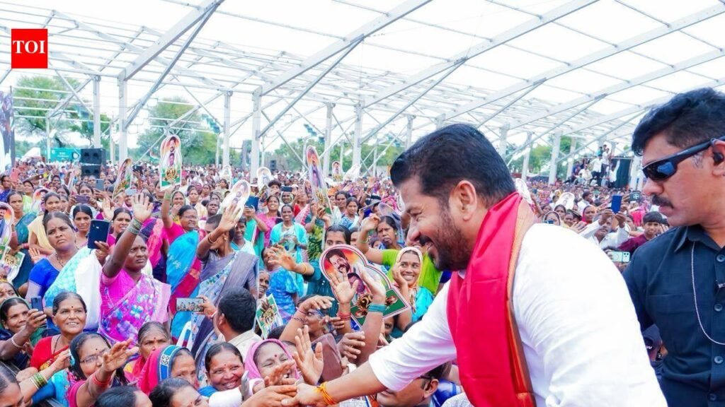 Revanth targets BRS trio, says KCR return bid meant to protect ‘loot’ | Hyderabad News