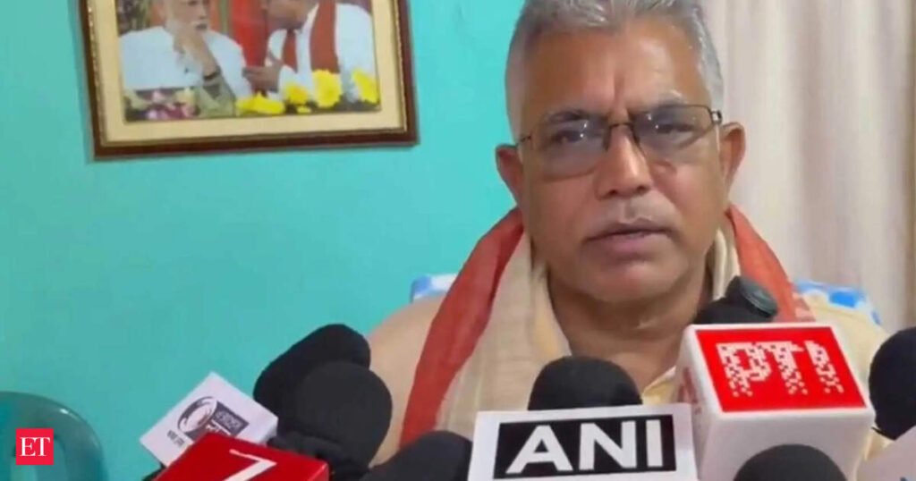 “Party no longer exists”: BJP’s Dilip Ghosh slams TMC following Chandrima Bhattacharya’s resignation