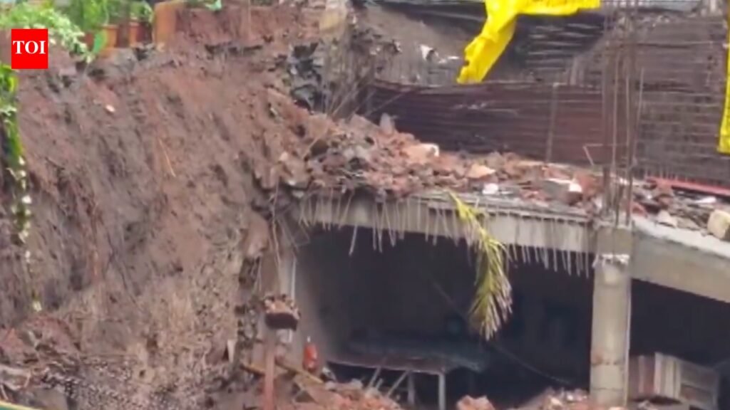 Monsoon mayhem in Thane: 2 injured as building gallery collapses, houses damage | Thane News