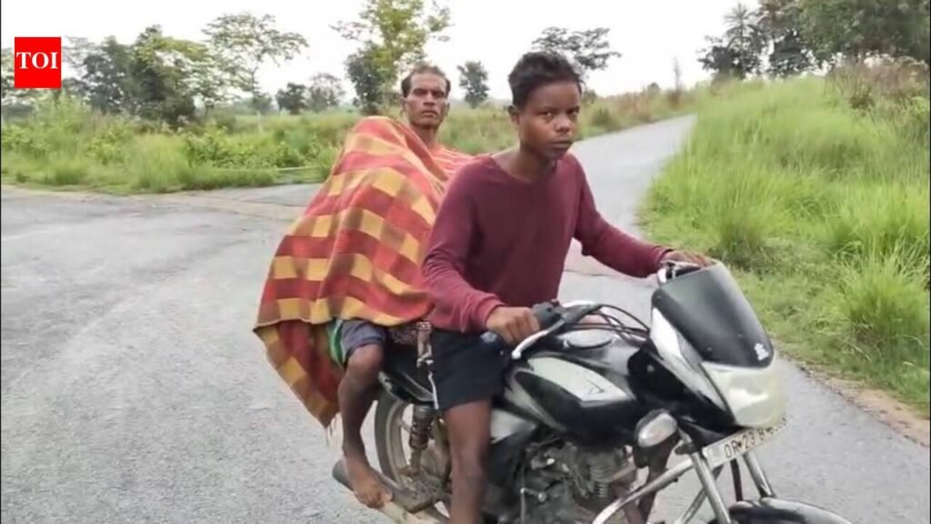 Hearse van unavailable, man takes wife’s body home on bike | Bhubaneswar News