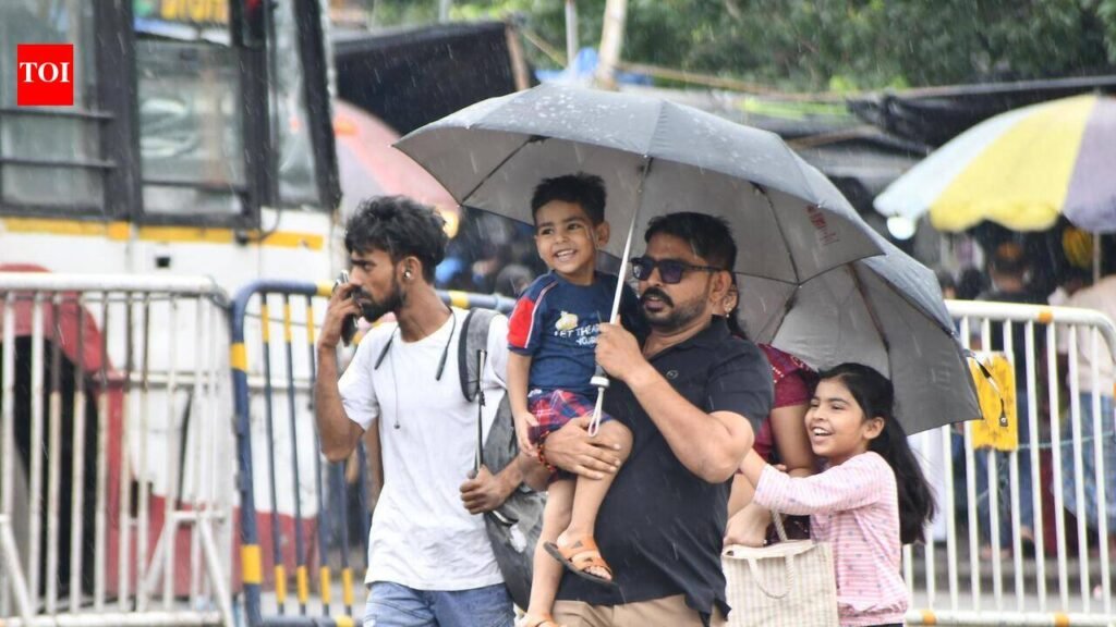 Bay system turns into depression, rain likely till today | Kolkata News
