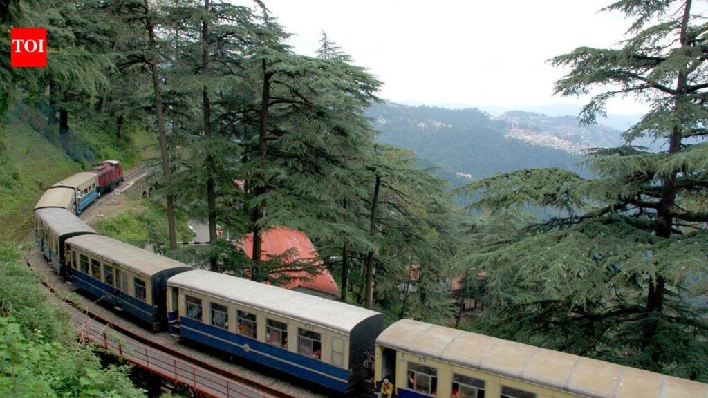 Panoramic coach, DHMU train clear final trials on Kalka–Shimla route | Chandigarh News